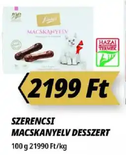 Príma Szerencsi macskanyelv desszert ajánlat