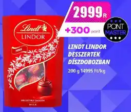 Príma Lindt Lindor desszertek díszdobozban ajánlat