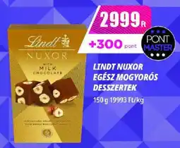 Príma Lindt Nuxor egész mogyorós desszertek ajánlat