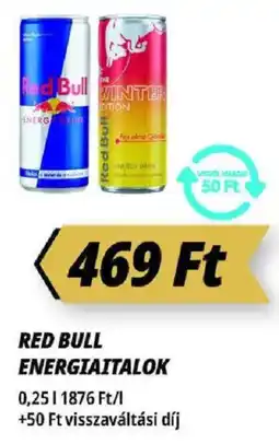 Príma Red Bull energiaitalok ajánlat
