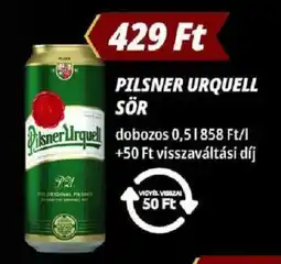 Príma Pilsner Urquell sör ajánlat