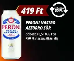 Príma Peroni Nastro Azzurro ajánlat