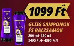 Príma Gliss Samponok és balzsamok ajánlat