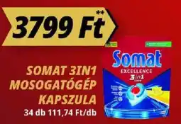 Príma Somat 3in1 mosogatógép kapszula ajánlat