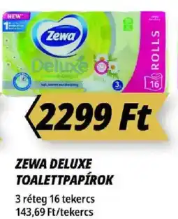 Príma Zewa Deluxe toalettpapírok ajánlat