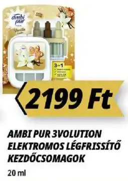 Príma Ambi Pur 3volution elektromos légfrissítő kezdőcsomagok ajánlat