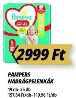 Príma Pampers nadrágpelenkák ajánlat