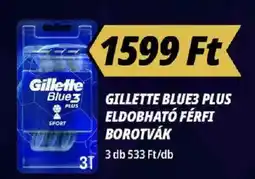 Príma Gillette Blue3 Plus eldobható férfi borotvák ajánlat