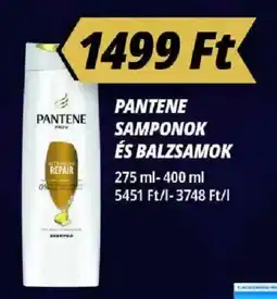 Príma Pantene samponok és balzsamok ajánlat