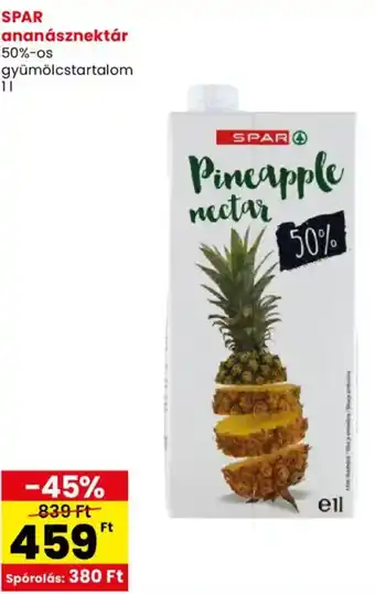 Spar SPAR ananásznektár ajánlat