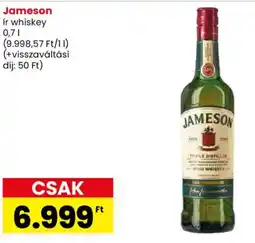 Spar Jameson ir whiskey ajánlat