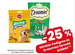 Interspar Pedigree és Dreamies termék ajánlat