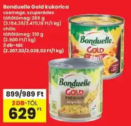 Interspar Bonduelle Gold kukorica ajánlat