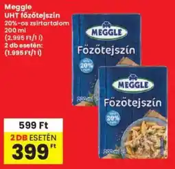 Interspar Meggle UHT főzőtejszín ajánlat