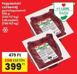 Interspar Fagyasztott csirkemáj ajánlat