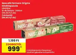 Interspar Nescafé Farmers Origins kávékapszula ajánlat