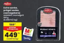 Interspar Regnum Extra sonka, prágai sonka, csemegekaraj ajánlat