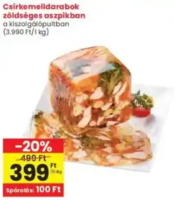 Interspar Csirkemelldarabok zöldséges aszpikban ajánlat