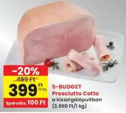 Interspar S-BUDGET Prosciutto Cotto ajánlat