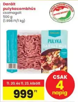 Interspar Darált pulykacombhús ajánlat