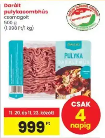 Interspar Darált pulykacombhús ajánlat
