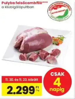 Interspar Pulyka felsőcombfilé ajánlat