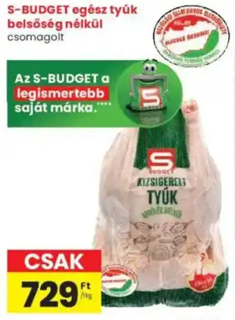 Interspar S-BUDGET egész tyúk belsőség nélkül ajánlat