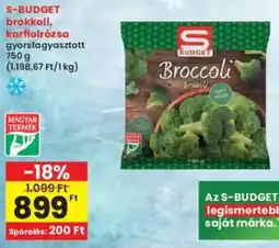 Interspar S-BUDGET brokkoli, karfiolrózsa ajánlat