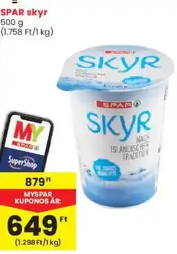 Interspar SPAR skyr ajánlat