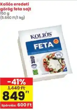 Interspar Koliós eredeti görög feta sajt ajánlat