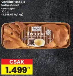 Interspar Vaníliás-csokis kalácsfonat ajánlat