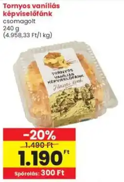 Interspar Tornyos vaníliás képviselőfánk ajánlat