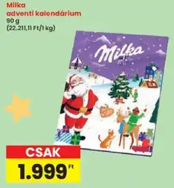 Interspar Milka adventi kalendárium ajánlat