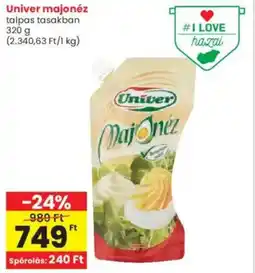 Interspar Univer majonéz ajánlat