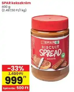 Interspar SPAR kekszkrém ajánlat