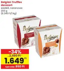 Interspar Belgian Truffles desszert ajánlat