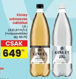 Interspar Kinley szénsavas Üdítőital ajánlat