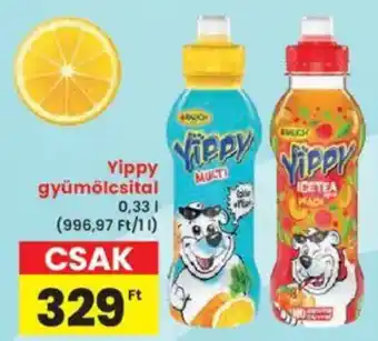 Interspar Yippy gyümölcsital ajánlat
