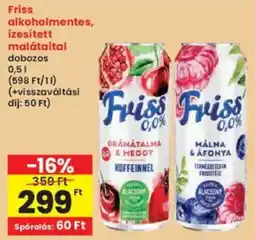Interspar Friss alkoholmentes, ízesített malátaital ajánlat