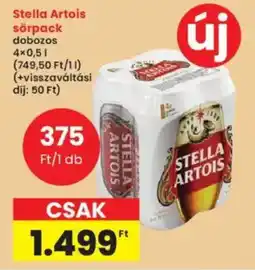 Interspar Stella Artois sörpack ajánlat