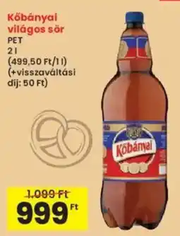 Interspar Kőbányai világos sör ajánlat