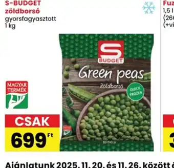 Spar S-BUDGET zöldbors ajánlat