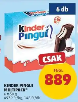 PENNY Kinder Pingui Multipack ajánlat