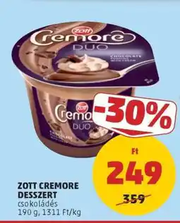 PENNY Zott Cremore Desszert ajánlat