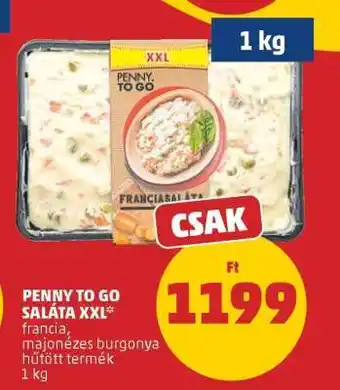 PENNY PENNY TO GO SALÁTA XXL ajánlat