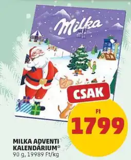 PENNY Milka Adventi Kalendárium ajánlat