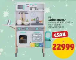 PENNY Fa játékkonyha ajánlat