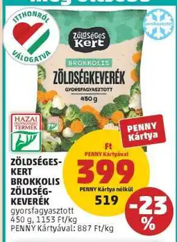 PENNY Zöldséges Kert Brokkolis Zöldségkeverék ajánlat