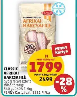 PENNY CLASSIC AFRIKAI HARCSAFILÉ ajánlat