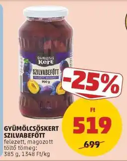 PENNY Gyümölcsöskert Szilvabefőtt ajánlat